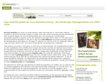 Tablet Screenshot of hamburger-passagierlisten.de